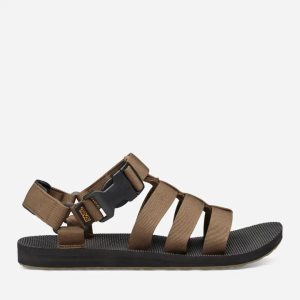 Teva Original Dorado - Pánske Sandále - Tmavo Olivovo Zelená